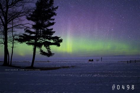 michigan's upper peninsula northern lights.